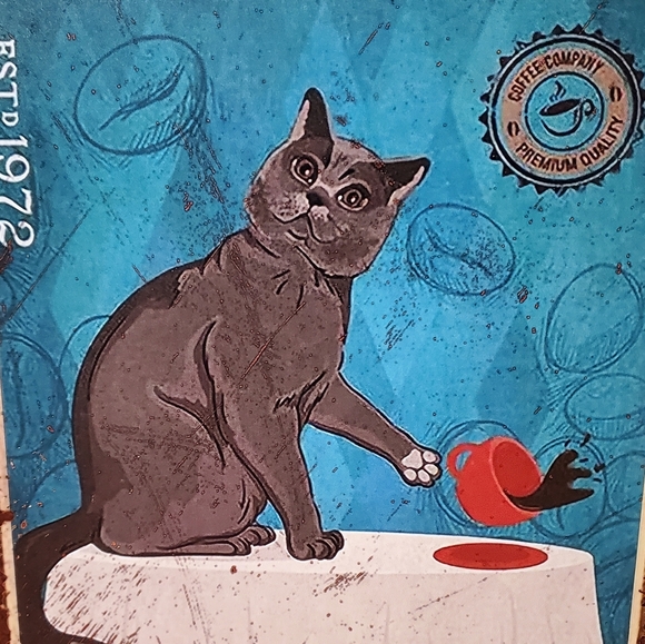 Catitude Metal Wall Plaque  ♥️ - Picture 3 of 6